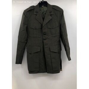 US Marine Corp Military Jacket 38s Robert Lawrence Company Green